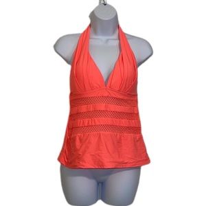 Bright Orange tankini swim top.  (zest of the bunch)